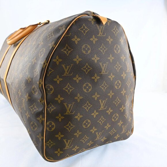 Authentic LOUIS VUITTON Keepall 60 Monogram Canvas Duffel Bag bsj761-112725 - Picture 3 of 16